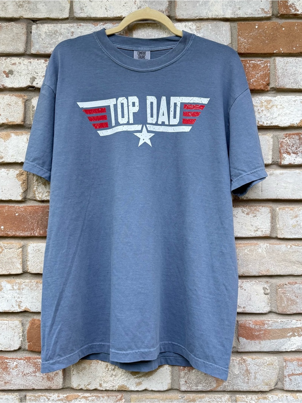 TOP DAD Comfort Colors T-Shirt Top Gun